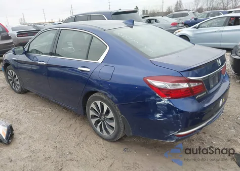 2017 Honda Accord Hybrid z USA, uszkodzony, nr VIN JHMCR6F31HC004333